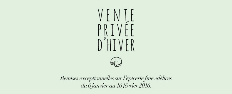 vente privée d'hiver