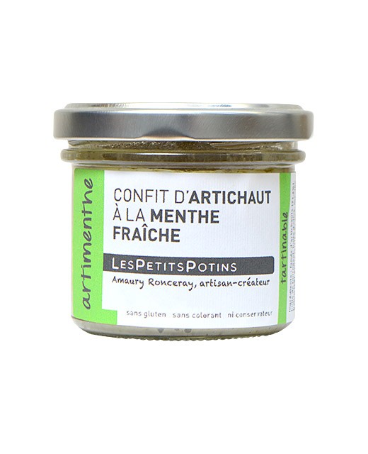 Confit de ajo confitado con menta fresca y pimienta - Les Petits Potins
