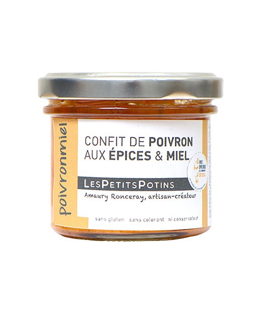 Confit de pimentón con especias y miel - Les Petits Potins