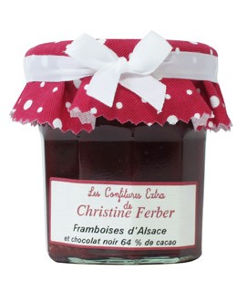 Mermelada de frambuesa y chocolate negro - Christine Ferber