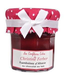 Mermelada de frambuesas y chocolate con leche - Christine Ferber