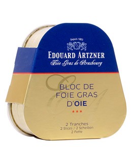 Bloque de foie gras de ganso 75g - Edouard Artzner