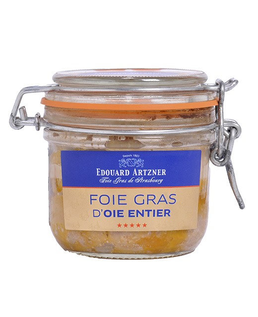 Foie gras de ganso entero en gelatina 290 g (conserva) - Edouard Artzner