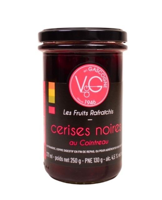 Cerezas negras con cointreau - Vergers de Gascogne