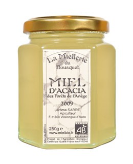 Miel de acacia orgánica - Miellerie du Bousquet