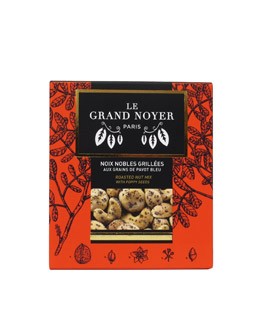 Nueces nobles tostadas con granos de amapolas azules - Grand Noyer (Le)
