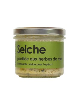 Sepia, entreverado con hierbas de mar - L'Atelier du Cuisinier
