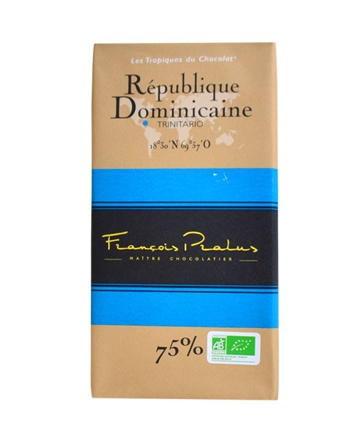Tableta chocolate negro República Dominicana orgánico - Pralus