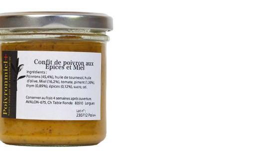 Confit de pimentón con especias y miel - Les Petits Potins