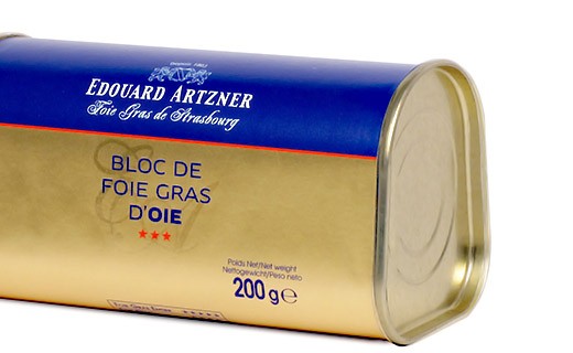 Bloque de foie gras de ganso 200g - Edouard Artzner