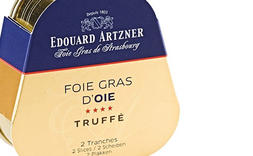 Foie gras de ganso trufado 75g - Edouard Artzner