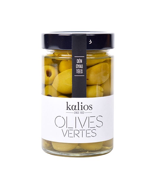 Aceitunas vertes descarozadas con hierbas - Kalios