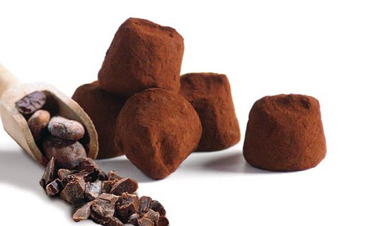 Trufas Fantasía con Granos de Cacao - Mathez